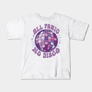 All Panic No Disco - Purple Kids T-Shirt